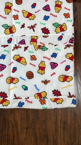 Winnie The Poo Baby Crib Organizer Unisex Large Pockets Adjustable Straps NEW - Picture 6 of 12