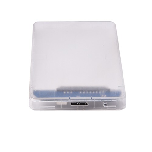 1Pc USB 3.0 Micro External Hard Drive Enclosure Transparent External Case for - Afbeelding 5 van 12