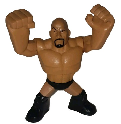 2012 WWE Mattel Rumblers The Rock Mini Wrestling Figur 2,5 Zoll Spring Taille 