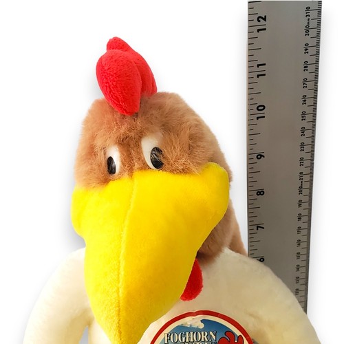 1993 Foghorn Leghorn Plush 12" Looney Tunes 24K Warner Bros Tags Attached - Picture 11 of 14