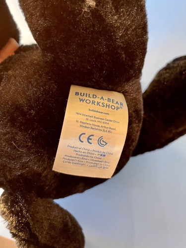 Build a Bear black cat 2018 Starry Sky Night plush buddies purple paws 16 " - Picture 5 of 8