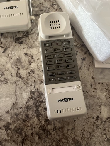 Vintage 1988 PACTEL Cordless Phone CS8100 Ivory Color-Collectible/Prop-Open Box - Zdjęcie 11 z 19