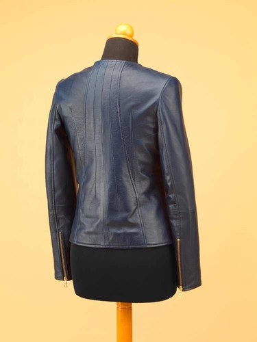 Women Leather Jacket - Picture 4 of 5