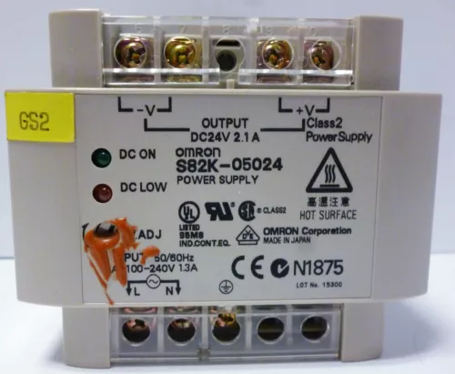 Omron S82K-05024 Class 2 Power Supply