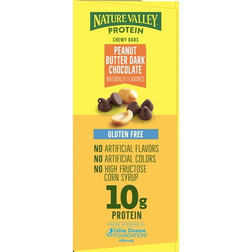 Chewy Granola Bars, Protein, Peanut Butter Dark Chocolate, 15 bars, 21.3 OZ - Picture 5 of 7