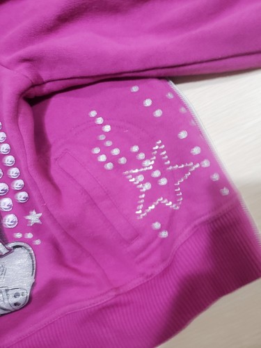 Disney Hannah Montana Girls Zip Jacket Sz 4 Embroidered A33 - Picture 5 of 12