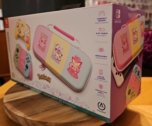 Pokemon Wired Controller, Protection Case & Joy-Con Comfort Grip Nintendo Switch - Picture 2 of 12