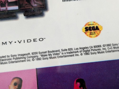 Pubblicità CD Make My Video Sega | 1992 Sony Imagesoft Kris Kross C+C Music Factory Art - Foto 5 di 8