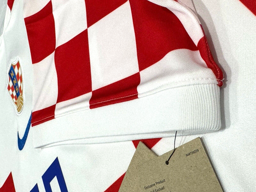 2022/23 Croatia Home Jersey #10 Modric 2XL Nike Soccer World Cup NEW - Picture 12 of 19