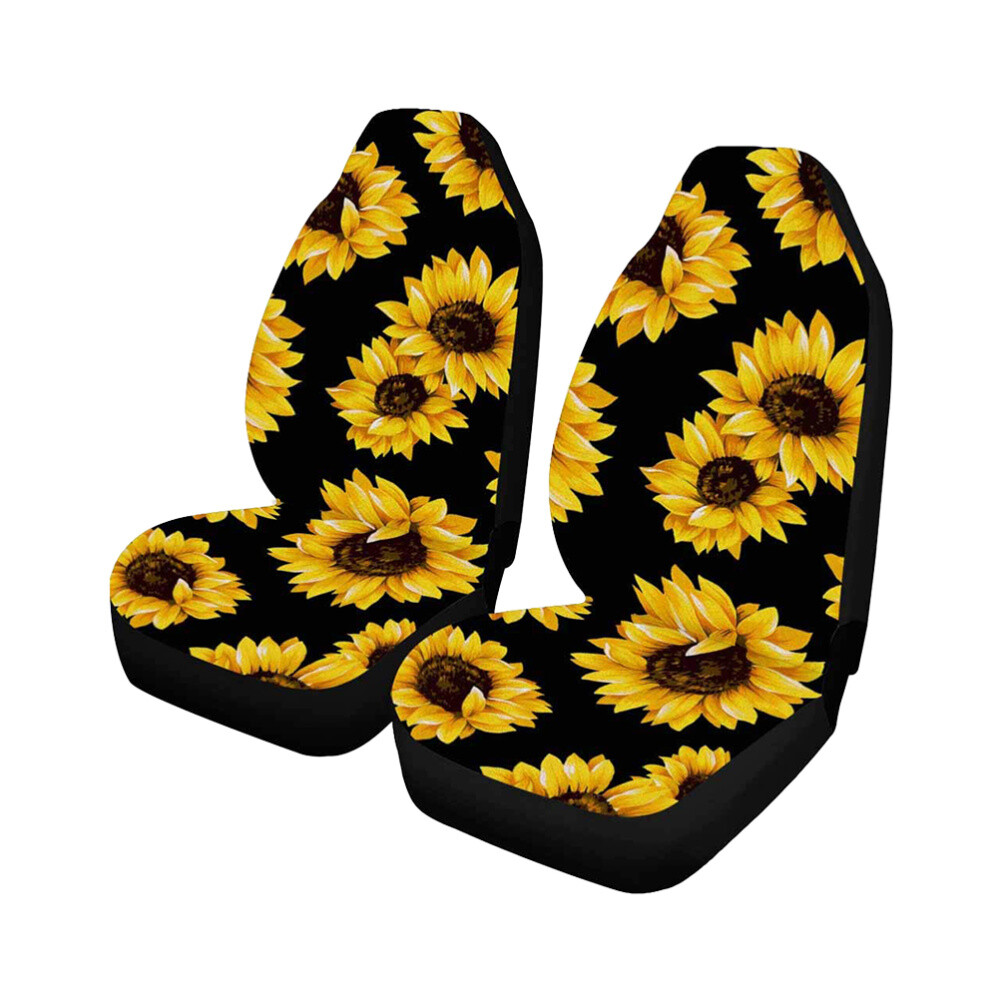 2pcs Sunflower Car Accessories Sunflower Car Interior Accessories