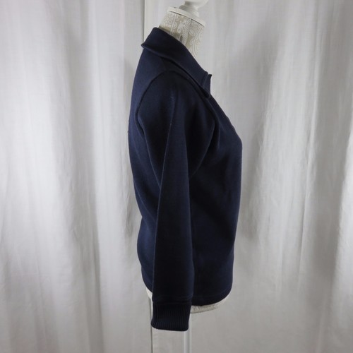 Vintage 60s Coleman Knitting Mills Ski Sweater Womens L Blue Red Stripe - Picture 5 of 12