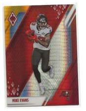 2021 Panini Phoenix Mike Evans Fire Burst Parallel Card