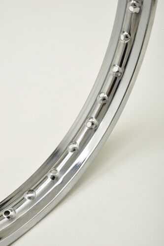 CERCHIO IN ACCIAIO CROMATO CHROME STEEL RIM 1.20 X 18 36 FORI - Imagen 2 de 2