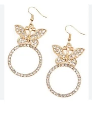 Gold Earrings Paparazzi Paradise Found