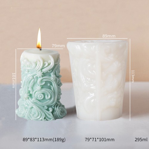 Wonder World Cylinder Candle Mold Resin Mold DIY Mould 3D Art Mold Home Decor - Picture 8 of 19