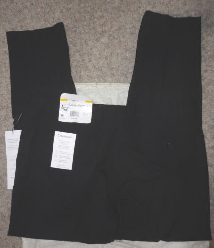 CALVIN KLEIN Mens JAYDEN BLACK SKINNY-FIT DRESS PANTS~Size 36 x 28/29~NEW - Picture 3 of 8