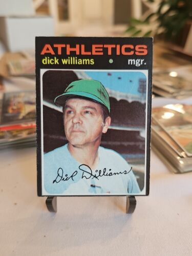 1971 TOPPS BASEBALL #714 DICK WILLIAMS!! HIGH GRADE HIGH NUMBER NM-MT - Picture 2 of 3