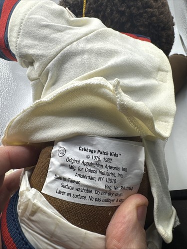 Vintage 1982 MLB Cabbage Patch Kids California Angels Baseball Los Angeles Doll - Picture 3 of 3