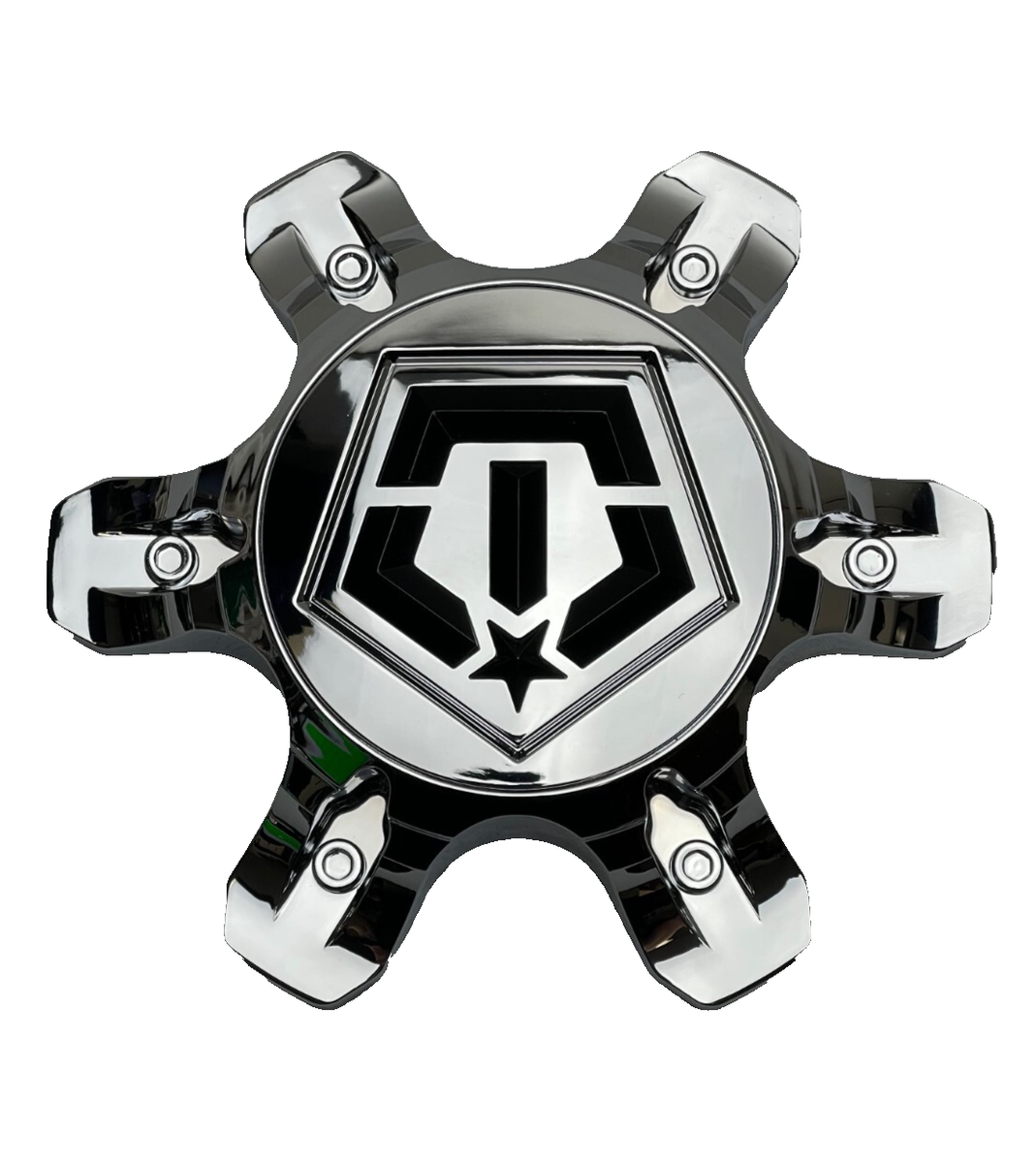 チップ TIS Chrome/Black Logo Snap In Wheel Center Cap C-806-3-XG | eBay