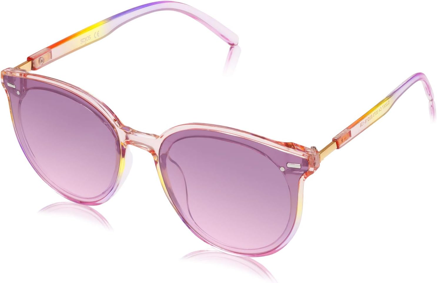 2024 Trendy Women's Round Retro Vintage Sunglasses with Large Frame-image