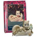 Precious Moments 1992 I'm Nuts About You Christmas Ornament w/ box papers