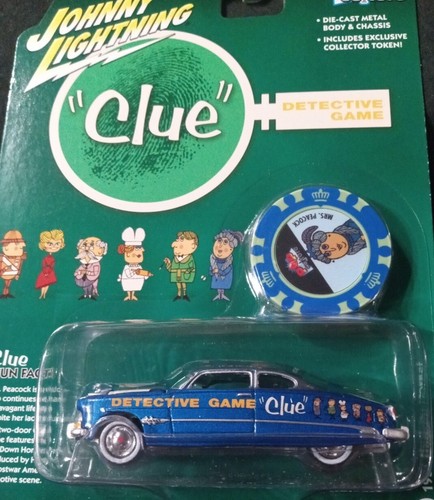 Johnny Lightning Pop Culture Clue 1951 Hudson Hornet Blue 1:64 NEW - Picture 3 of 9