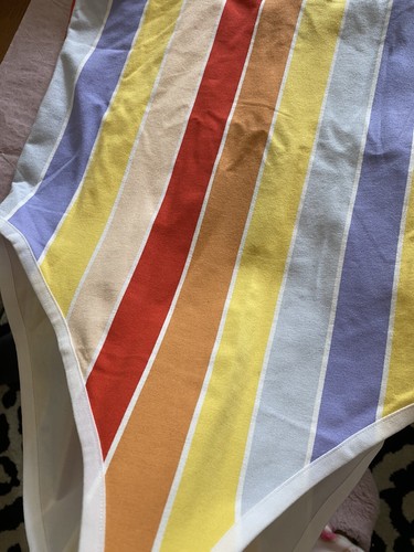 NWT Nike rainbow stripe Logo tank bodysuit Size S CJ2506-100 - Picture 9 of 12