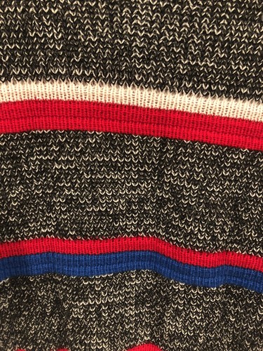 Vintage Rose Knit Striped Women’s Sweater (Made In USA) - Picture 8 of 17