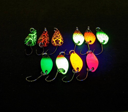 Zite Fishing Großes Forellen-Sortiment mit 24 Spoons und praktischer Köderbox - Bild 8 von 9