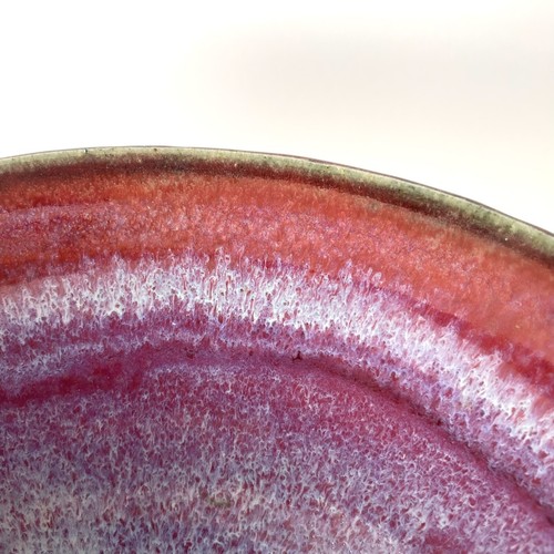 Large Signed Beef Blood Enameled Ceramic Cup, Studio Pottery - 1970s - Picture 13 of 21