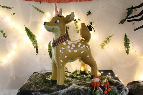Jet Creations aufblasbarer Hirsch 36" H Tier Replik Figur Party Urlaub Deko - Bild 10 von 10