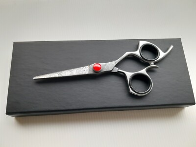 6.5'' Damascus barber Razor scissors | Hair cutting scissors | Barber scissor