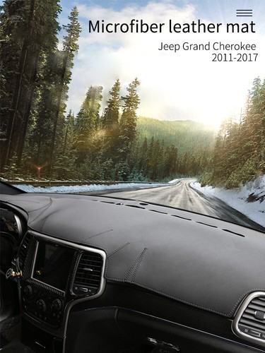 Cubierta del salpicadero del coche almohadilla opaca alfombrillas opacas para Jeep Grand Cherokee 2011-2017 - Imagen 12 de 12