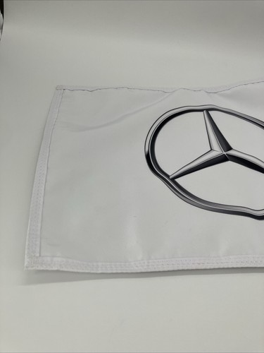 RICKIE FOWLER AUTOGRAPHED GOLF FLAG. MERCEDES BENZ LOGO WHITE FLAG. - Picture 6 of 7