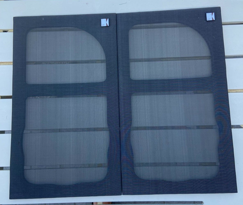 Coppia di pannelli frontali originali con logo per Kef Chorale Uk 2 - Foto 2 di 4