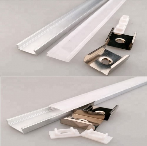 PROFILO ALLUMINIO per striscia strip led PIATTO ANGOLARE FLESSIBILE 0,5-1-2 Mt - Foto 19 di 28