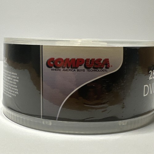 Compusa 25Pack dvd+RW 2.4x+ 4.7gb +120 Min Video - Picture 5 of 5