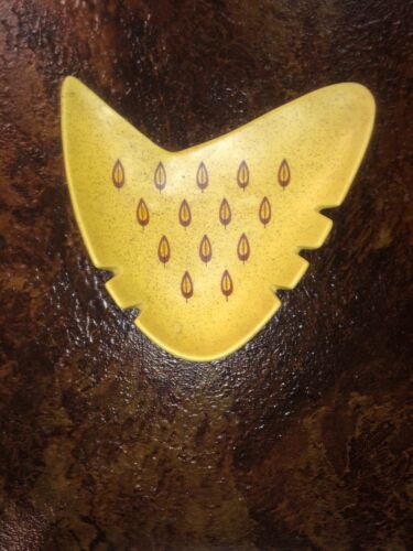 Rare 1950s Yellow Ceramic Ashtray By Barbara Willis