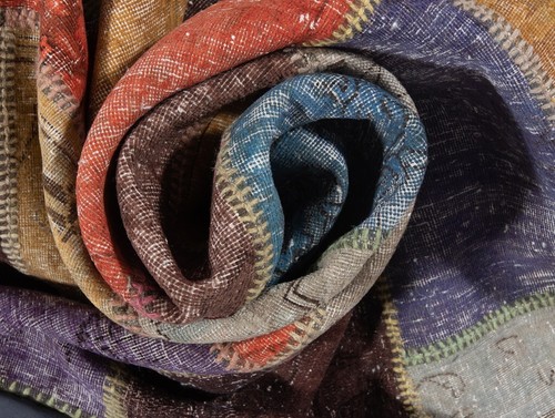 Patchwork Handgeknüpfter Perserteppich 306x196 cm-Orient,Carpet,Rug,Vintage - Picture 8 of 8