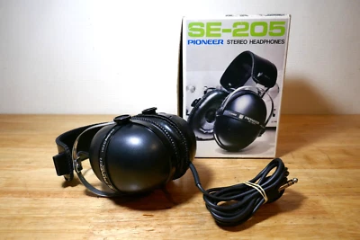 CASQUE AUDIO VINTAGE PIONEER SE-205 STEREO HEADPHONES - Photo 1/4