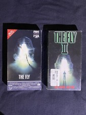 CBS FOX THE FLY 1 AND 2 (VHS, 1997) JEFF GOLDBLUM & GEENA DAVIS. HALLOWEEN 🎃