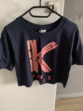 Kenzo Crop T-Shirt, S, Damen, blau