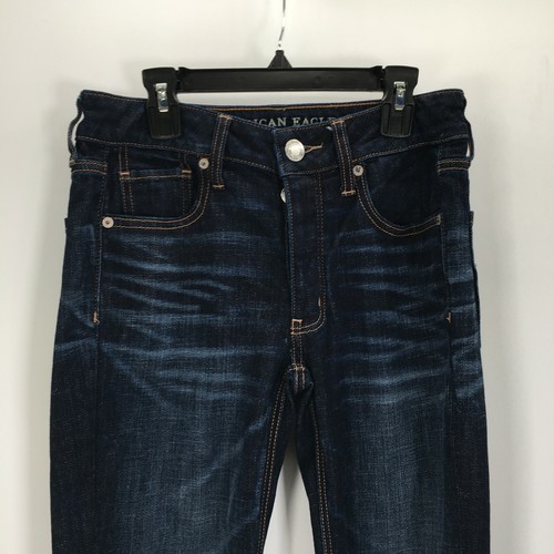 American Eagle Skinny Jeans Women's 00 Stretch Blue Denim - Picture 4 of 12