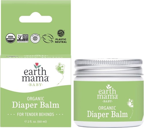 Earth Mama Organic Diaper Balm 2-Ounce | Diaper Cream for Baby | EWG Verified - Picture 1 of 8