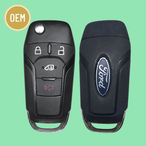 Ford Transit 2019-2025 OEM 4 Button Flip Key N5F-A08TAA| 164-R8236 + New Blade - Picture 1 of 5