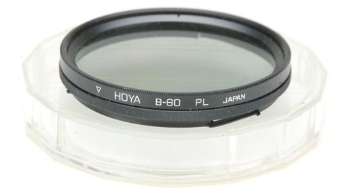 Vintage Hoya B60 PL Polfilter für Hasselblad CF, CB, CFE & CFi Objektive.