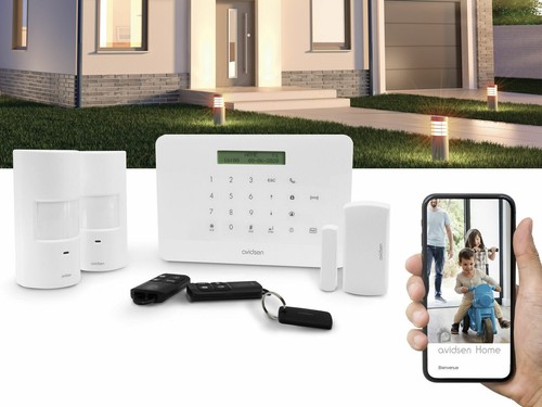 KIT ALLARME WI-FI GSM AVIDSEN 127055 2 RILEVATORI TELECOMANDO fai da TE ITALIA - Foto 2 di 5