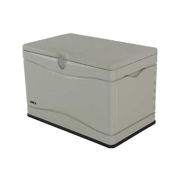 Lifetime 60254 150gallon Heavy Duty Outdoor Storage Box Desert Heavy Duty Outdoor Storage Box