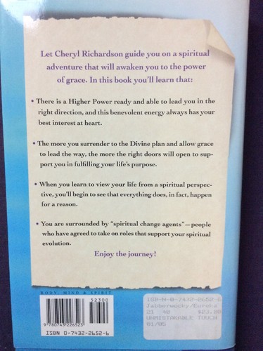 Unmistakable Touch Of Grace HCDJ 2005 Cheryl Richardson Signed #260A - Picture 2 of 12