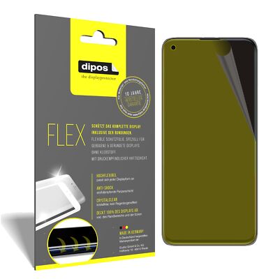 3x Schutzfolie für Xiaomi Mi 11 Ultra Folie, 100% Displayabdeckung, dipos Flex